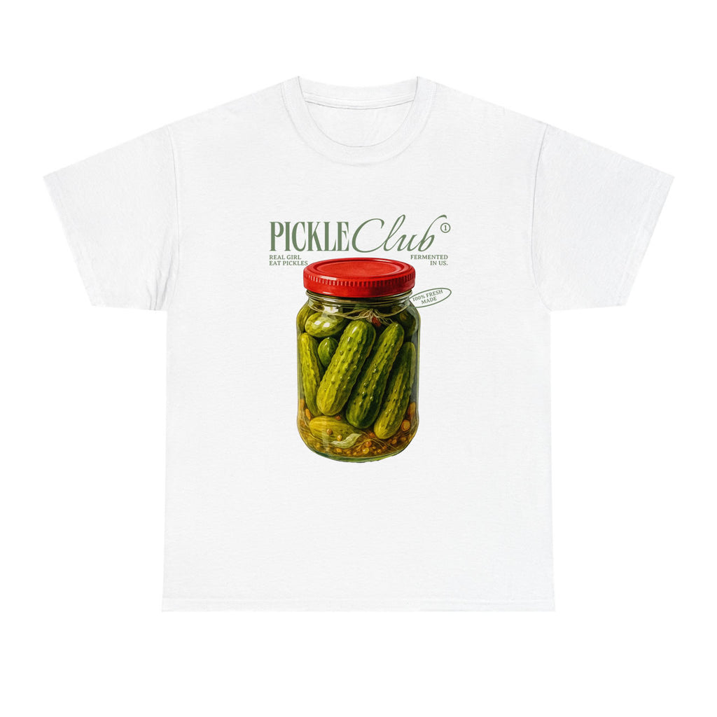 Pickle Club Graphic T-Shirt – Unisex Funny Foodie Tee | 90s Y2K Streetwear