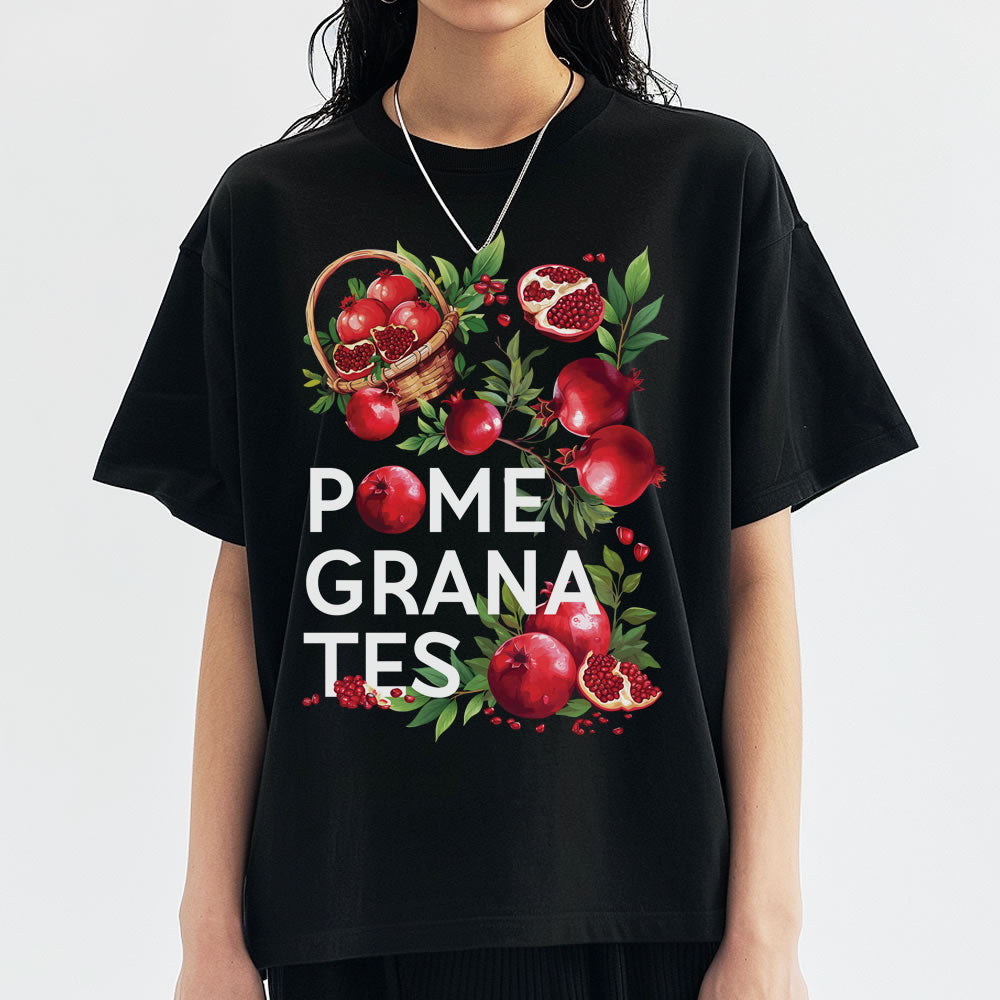 Pomegranate Graphic T-shirt - Printwithsky