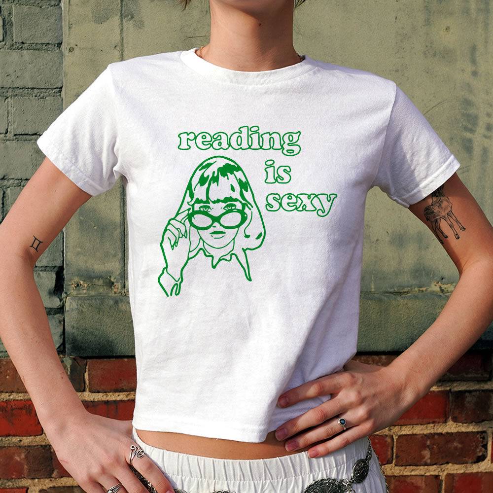 Reading is Sexy Baby Tee - printwithsky
