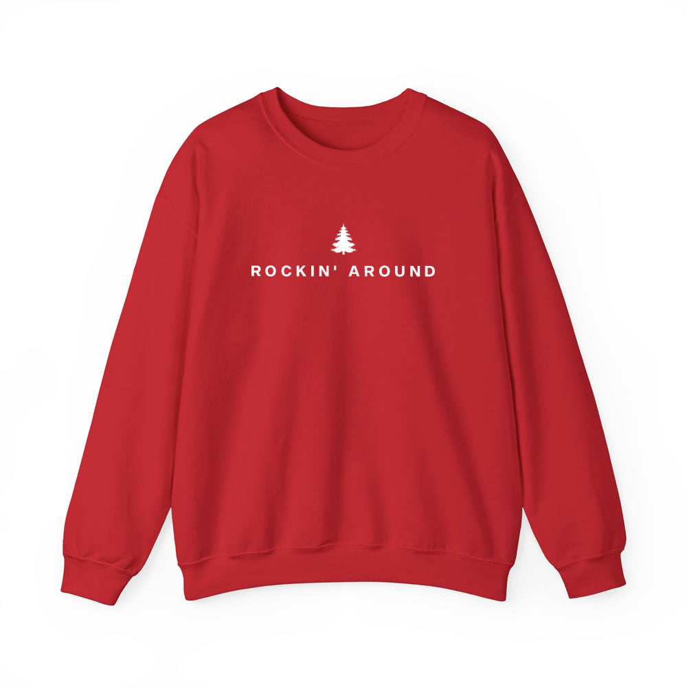 Rockin Around Christmas Sweatshirt - printwithsky