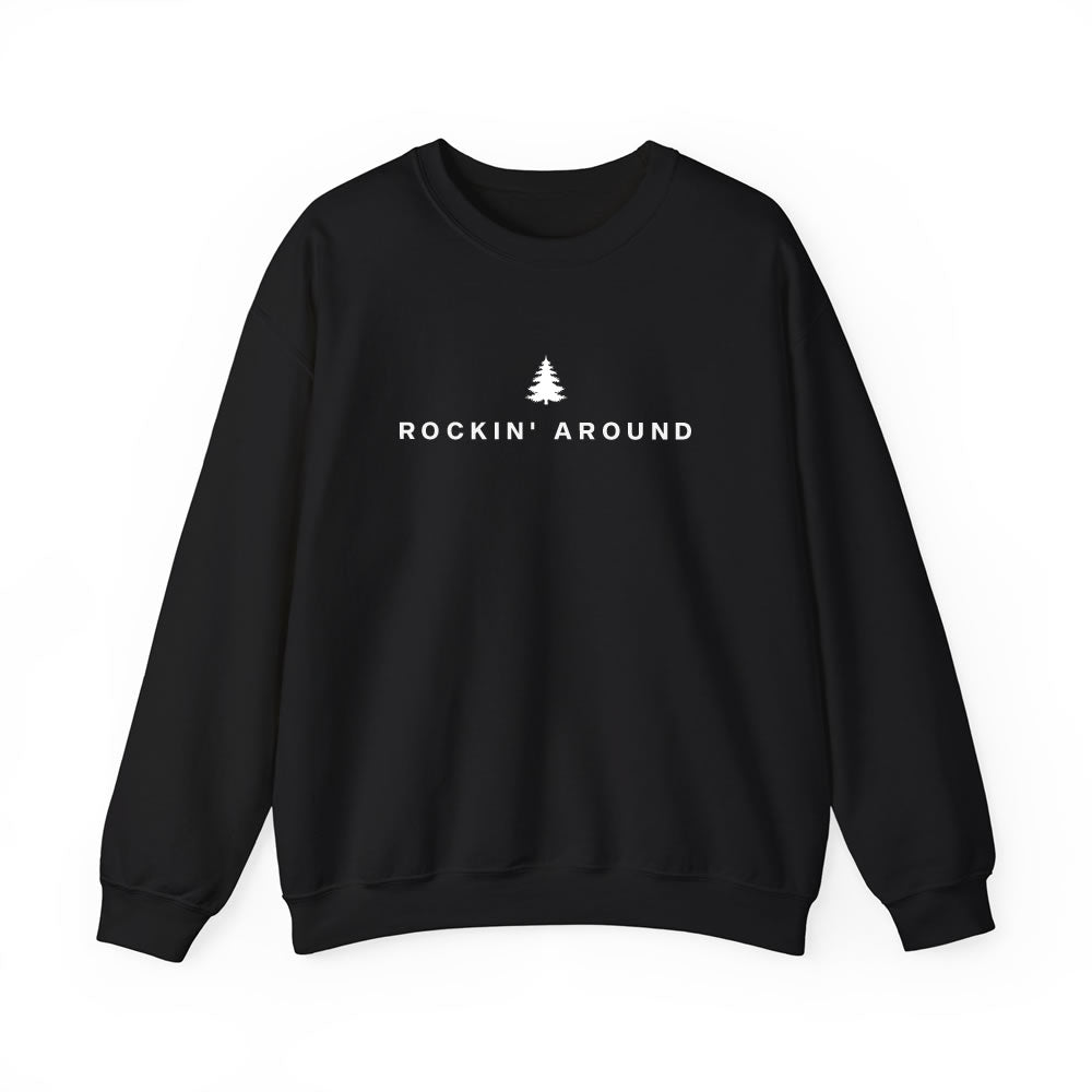 Rockin Around Christmas Sweatshirt - printwithsky