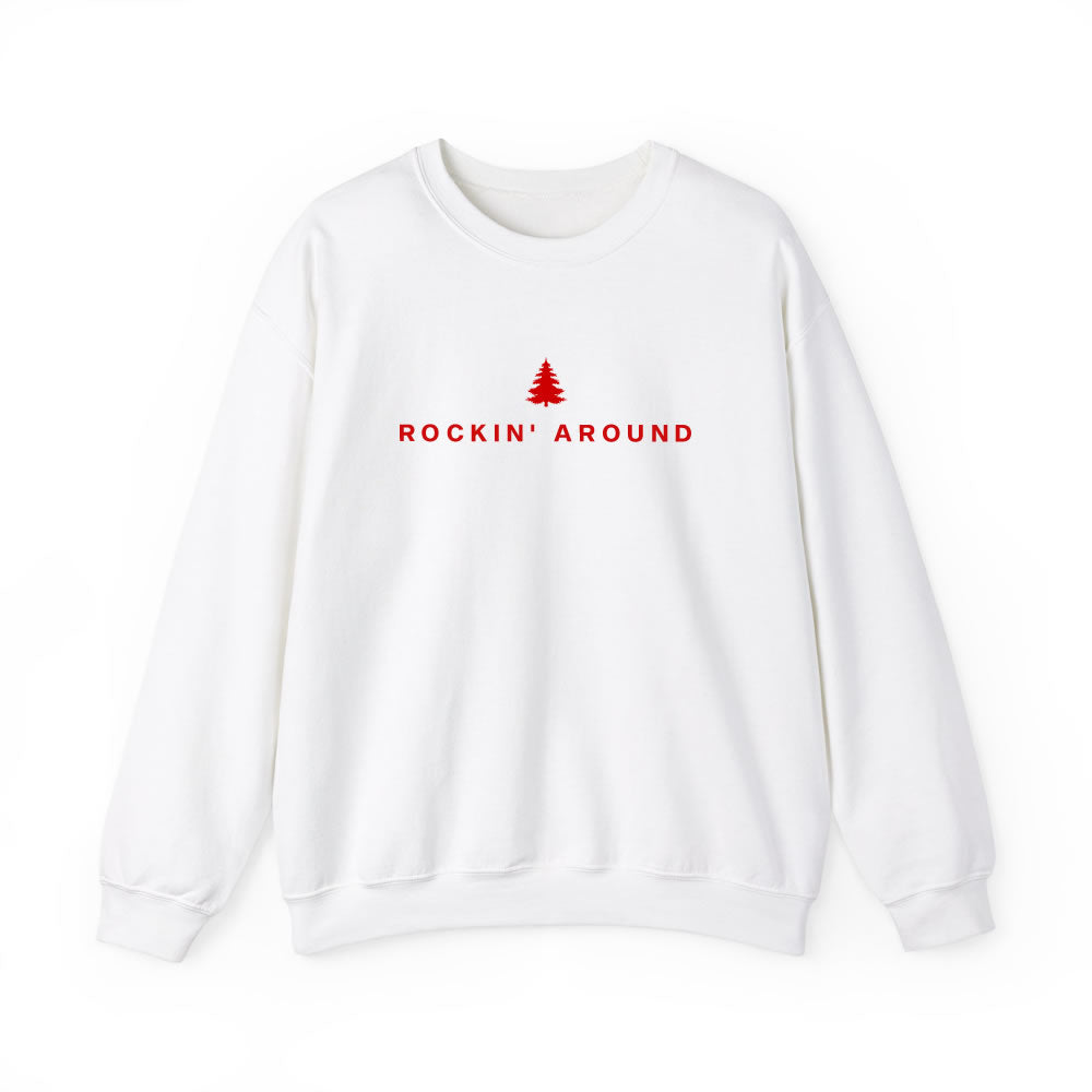 Rockin Around Christmas Sweatshirt - printwithsky