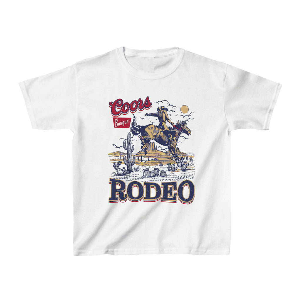 Coors Rodeo 90s Cowboy Baby Tee - printwithsky