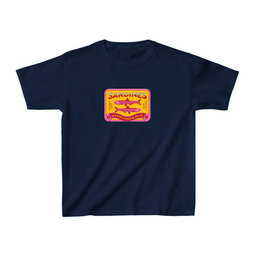 Sardines Graphic Baby Tee – 90s Retro T-shirt | Y2K Aesthetic Streetwear
