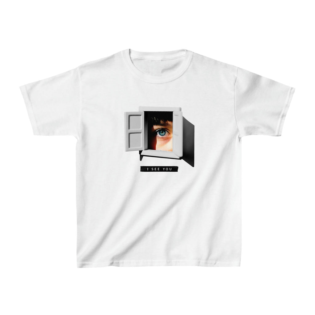 I See You Graphic Baby Tee | Y2K Aesthetic Streetwear Top