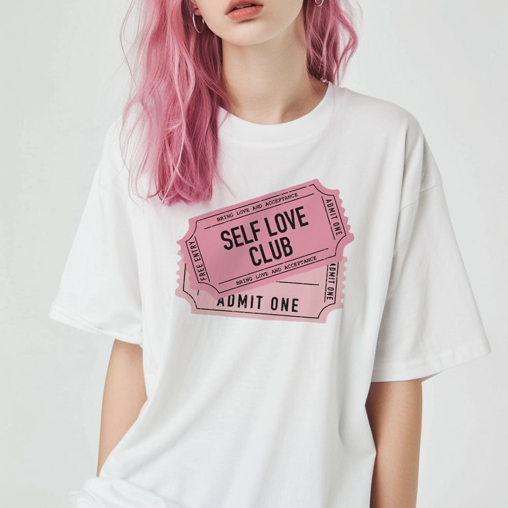 Self Love Club T-shirt - printwithsky
