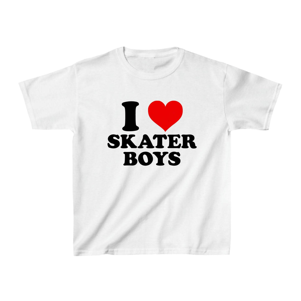 I Love Skater Boys Baby Tee - printwithsky
