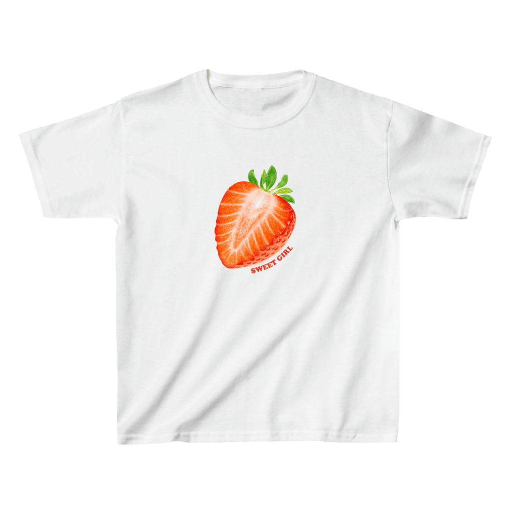 Strawberry Sweet Girl Baby Tee - printwithsky