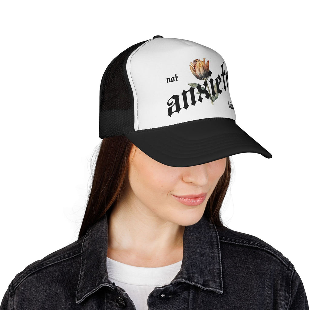 Not Today Anxiety Trucker Hat – Trendy Mental Health Embroidered Cap | Motivational Mesh Snapback
