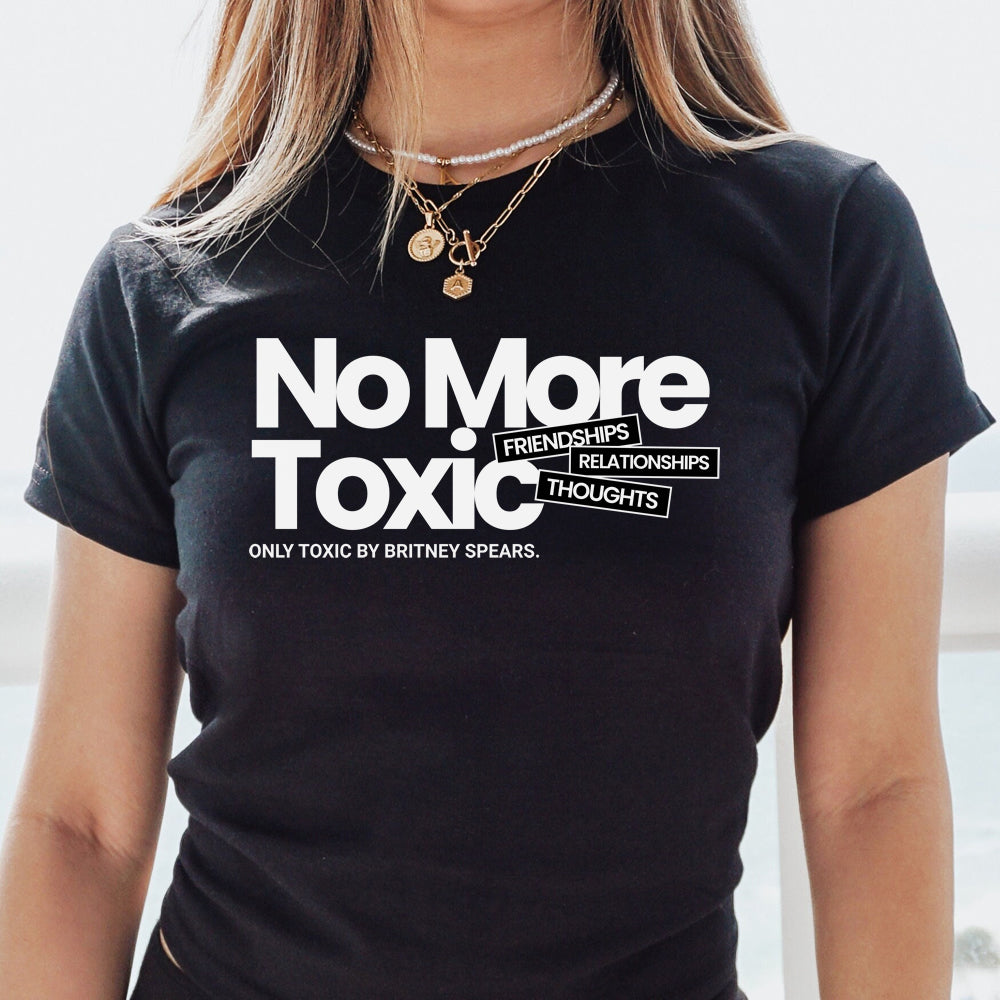 No More Toxic Friendships 90s Baby Tee | Vintage Y2K Graphic T-Shirt