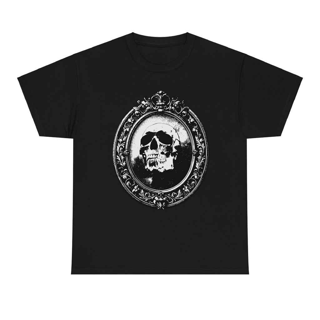 Halloween Skull Graphic T-Shirt | Gothic Vintage Skull Shirt | Spooky Horror Tee