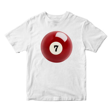Lucky 7 Ball Unisex T-shirt - printwithsky