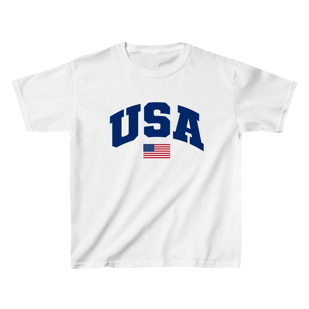 USA Baby Tee - printwithsky