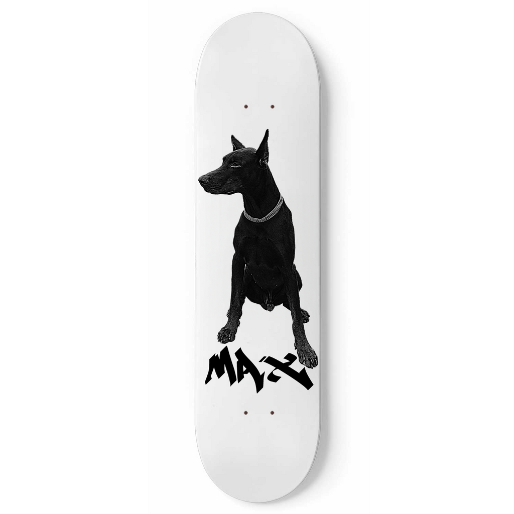 Custom Pet Skateboard Wall Art – Personalized Dog & Cat Portrait on Skate Deck | Unique Custom Pet Gift & Home Decor