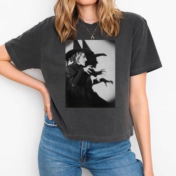 Wicked Witch Women Shadow Crop Top - printwithsky