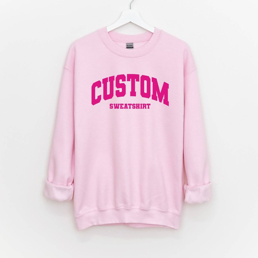 Custom Personalized Varsity Sweatshirt - printwithsky