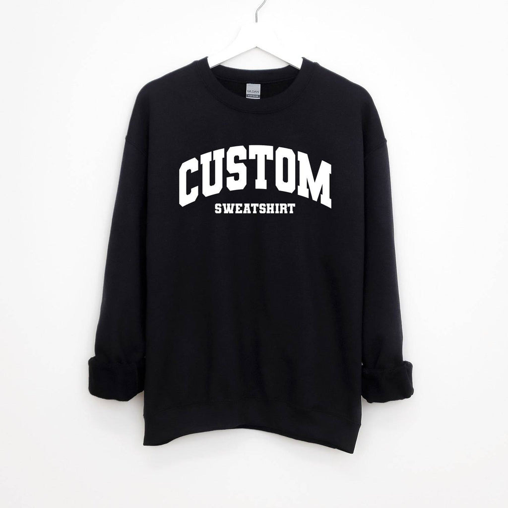 Custom Personalized Varsity Sweatshirt - printwithsky
