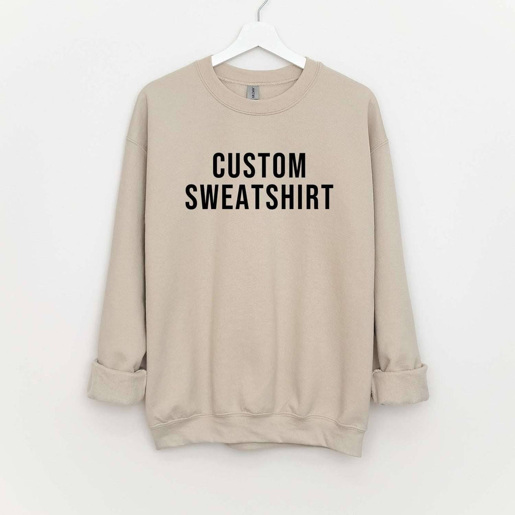 Custom Personalized Crewneck Sweatshirt - printwithsky