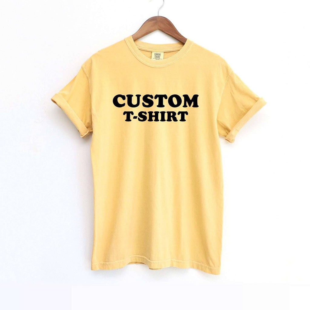 Custom Personalized Comfort Colors Short Sleeve T-shirt - printwithsky