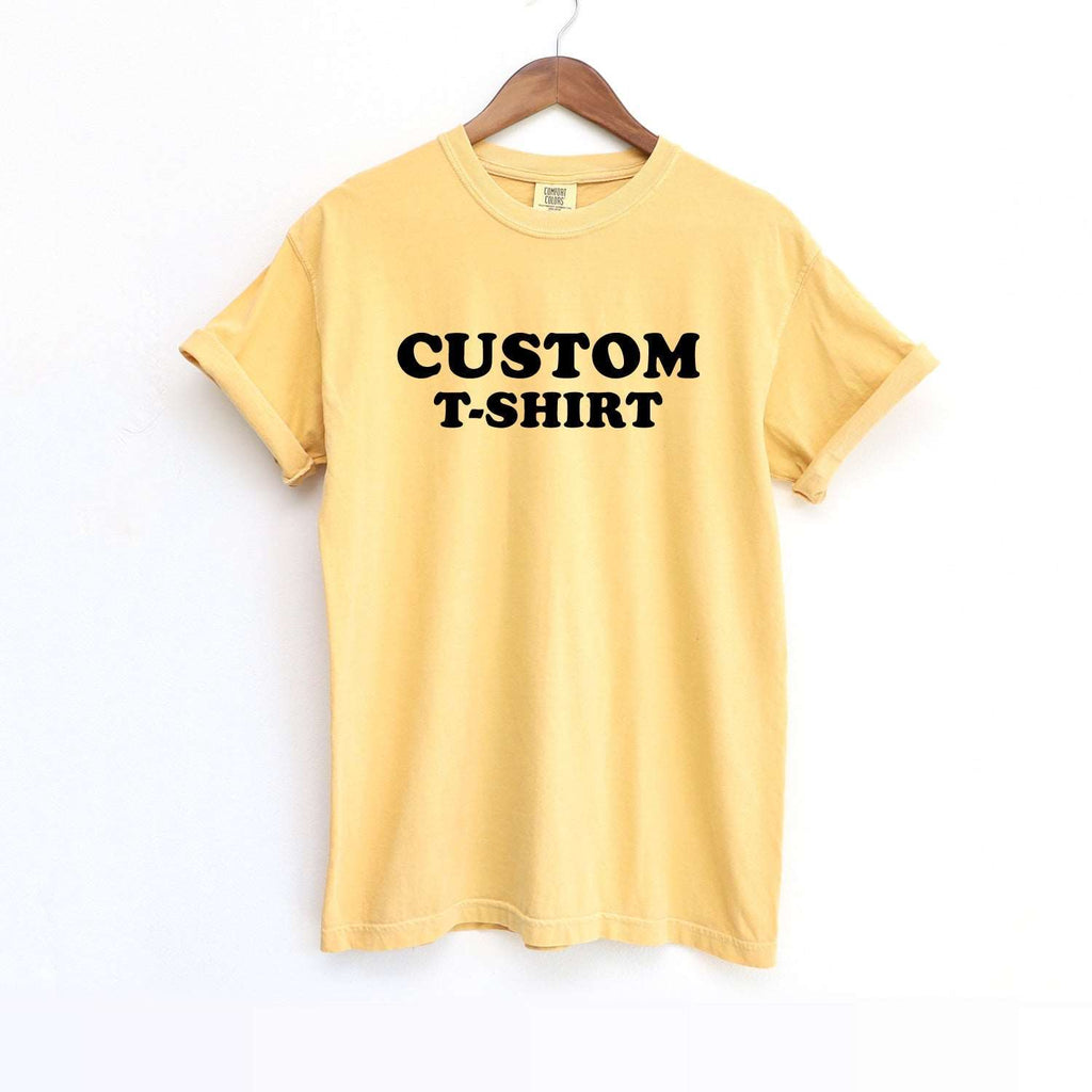 Custom Personalized Comfort Colors Short Sleeve T-shirtprintwithsky