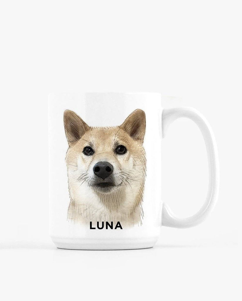 Custom Pet Portrait Mug - printwithsky