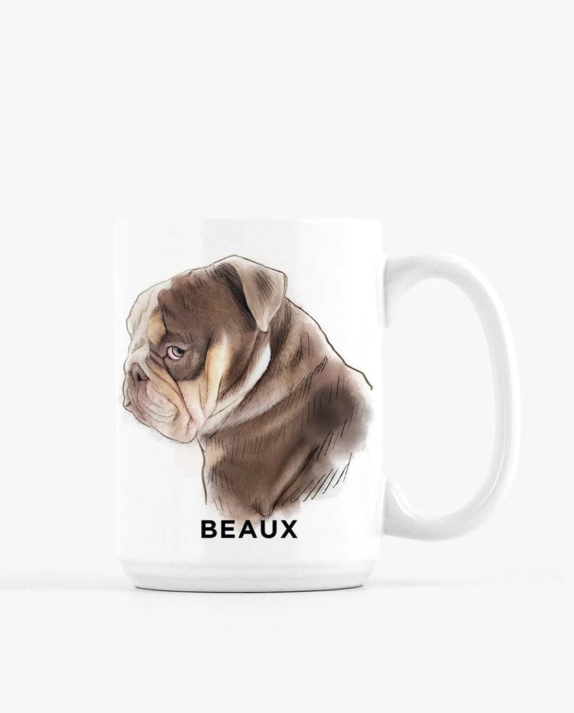 Custom Pet Portrait Mug - printwithsky