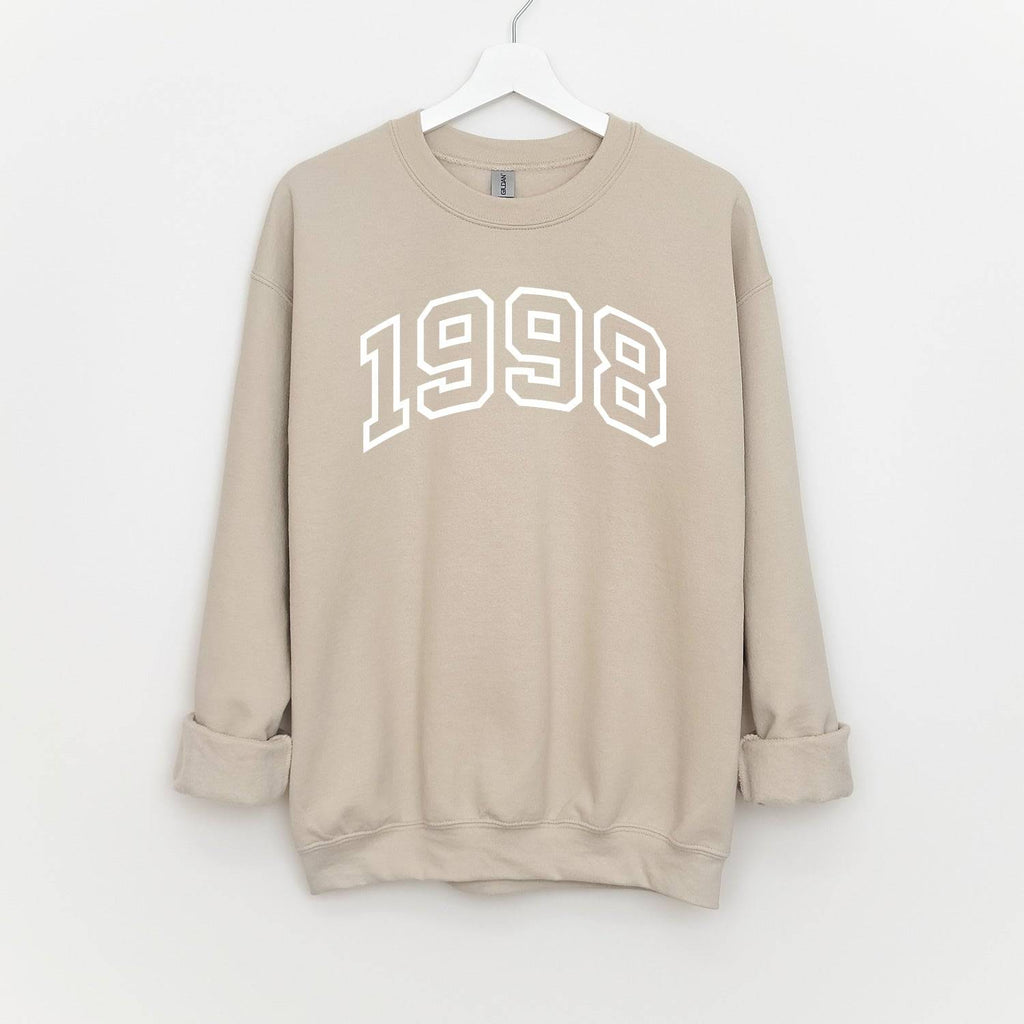 Custom Year Varsity Sweatshirt - printwithsky