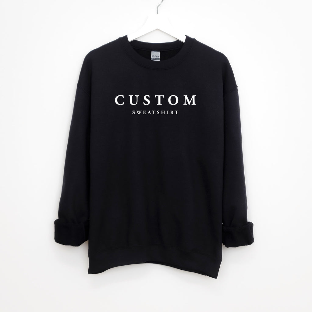 Custom Personalized Basic Style Sweatshirtprintwithsky