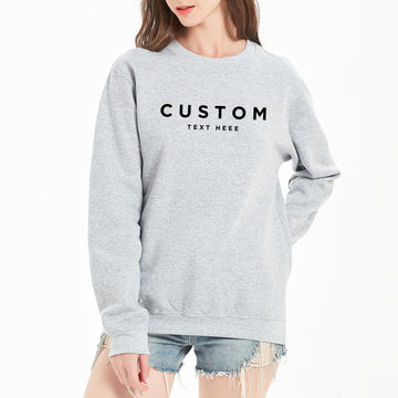 Custom Personalized Simple Sweatshirtprintwithsky