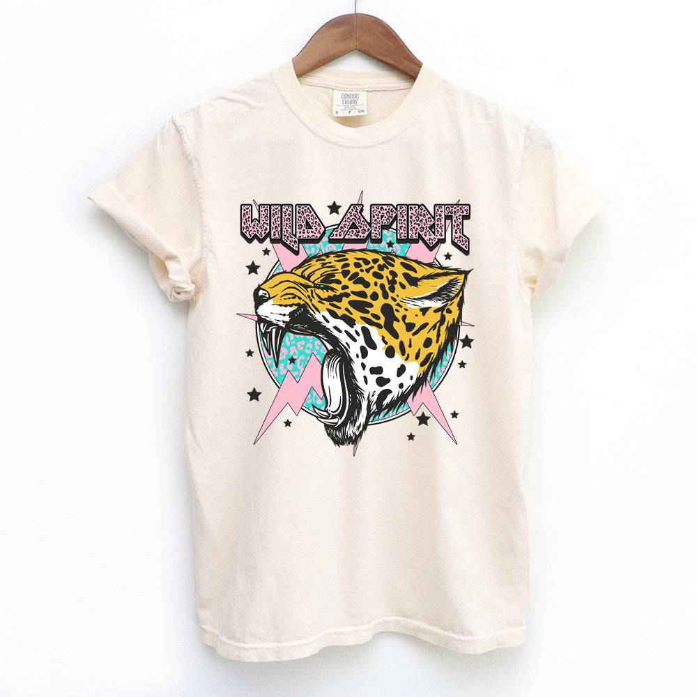 Wild Spirit Leopard Comfort Colors Short Sleeve T-shirt - printwithsky
